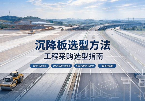 静宁沉降板选择方法
